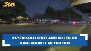 21-year-old shot, killed on King County Metro bus near White Center