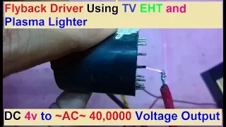 How to Make High Voltage Inverter & Flyback Driver | How to Make Plasma Lighter | DIY Plasma Lighter