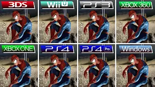 The Amazing Spider-Man 2 (2014) 3DS vs Wii U vs PS3 vs XBOX 360 vs XBOX ONE vs PS4 vs PS4 PRO vs PC