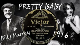 1916 "Pretty Baby" - Billy Murray - Victor 78rpm Record Classic (VV-XI Tabletop Phonograph) 4k