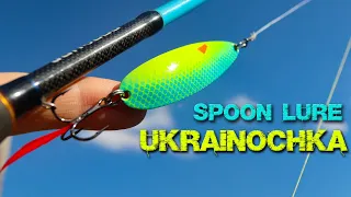 A fisherman from Ukraine invented a new way of making fishing spoon