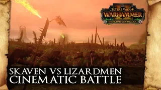 Cinematic Battle: Skaven vs Lizardmen - The Prophet and The Warlock  - Total War: Warhammer 2