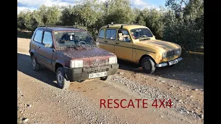 PROYECTO SISLEY - RESCATE 4X4 DE RENAULT 4L ATASCADO EN EL BARRO. ¿PODRÁ LIBERARLO NUESTRO PANDA?