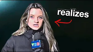 News Reporter Realizes She's Talking To The Murderer