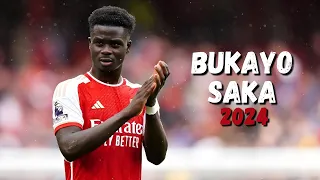 Bukayo Saka - Crazy Dribbling Skills , Goals & Assists - 2024