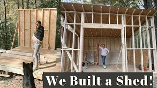 Building a 16x10 Shed in One Weekend! | Off Grid Workshop Build