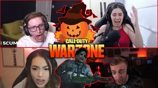 Streamers React to Modern Warfare WARZONE Jump Scare Compilation