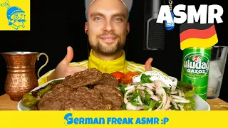 ASMR KÖFTE (AKÇAABAT KÖFTE) eating 🇹🇷🇩🇪 (German ASMR) - GFASMR