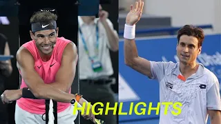 RAFA NADAL VS DAVID FERRER - EXHIBITION MATCH IN KUWAIT - HIGHLIGHTS (HD) - BEST POINTS