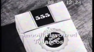 Wills State Express 555 cigarettes 1963 TV commercial