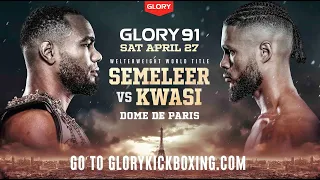 GLORY 91: Paris | April 27th