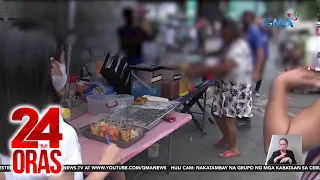 Ilang nakahambalang na karinderya at junk shop na sakop ang kalsada, sinita | 24 Oras