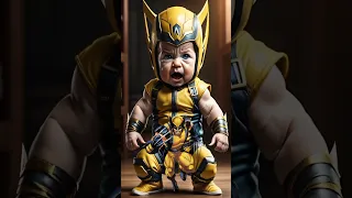 X-Men But Babies #shorts #viral #xmen #avengers #marvel #baby