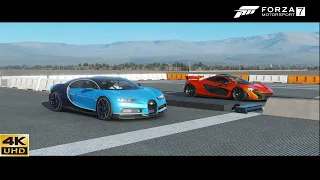 FM7 Epic Drag Race - Chiron, Veyron, Spyder, Chevelle, GTX, Z06, Demon, 570s, SLS, 720s, GTR & More