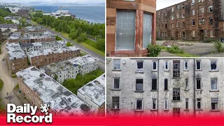 Inside the abandoned Port Glasgow estate dubbed 'Scotland's Chernobyl'