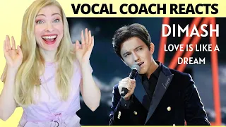 Vocal Coach Reacts: DIMASH KUDAIBERGEN Love Is Like A Dream