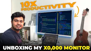 Unboxing My Powerful New Software Engineer [Coding] Monitor! | Productivity Setup!🔥💻 BenQ GW3290QT