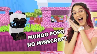 ENTRAMOS EM UM MUNDO KAWAII NO MINECRAFT | Família Luluca