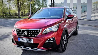 Peugeot 3008 замена воздушного и салонного фильтров 1,6 BLUE дизель 2017 год