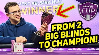 David Coleman Pulls Off Biggest Comeback in PokerGO Cup History!