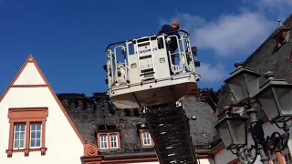 Der Tag nach dem Großbrand in Saarburg