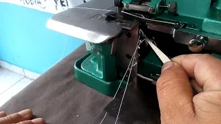 Enhebrado de Maquina de coser Rana