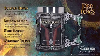 Lord of the Rings The Fellowship Tankard Unboxed | Nemesis Now