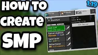 How to Make an SMP for MCPE 1.19!