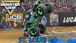 Monster Jam St. Louis MO - 2024, January 28th (Full Show) 4K 60fps