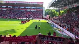 Champions League Hymne an der Alten Försterei nach Union Berlin gegen Werder Bremen