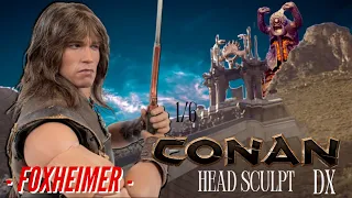 1/6 Scale action figures Custom Head Sculpt Conan the Barbarian Hot Toys DX10