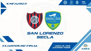 San Lorenzo vs Secla - Cuartos de final -  Liga Nacional Futsal AFA 2023