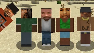 GTA characters in Minecraft be like