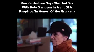 🚨BREAKING: KIM KARDASHIAN AND PETE DAVIDSON HAD SEX TO HONOR HER GRANDMA!!!🥹🤫👵🏻