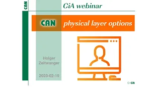 CAN physical layer options webinar - from 2023-02-15