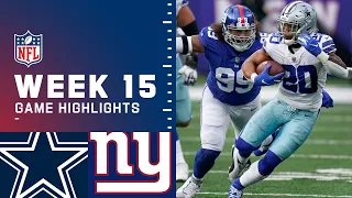 Cowboys vs. Giants Week 15 Highlights | NFL 2021