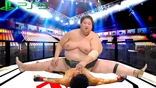 Bruce Lee vs Queen Sumo Big ( EA Sports UFC 4 ) wwe mma