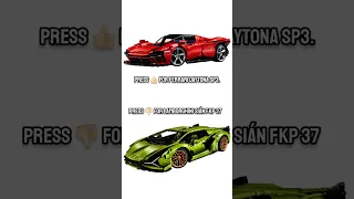 Ferrari Daytona SP3 or Lamborghini Sian FKP 37 .. LEGO Technic