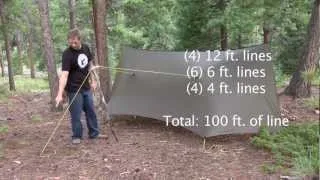 Basic Tarp Setup with the Superfly Tarp | Warbonnet Outdoors