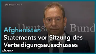 Afghanistan: Statements vor Sitzung des Verteidigungsausschusses