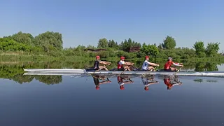 Академическая гребля. Тренировка. Беларусь. Пинск. Rowing 2020
