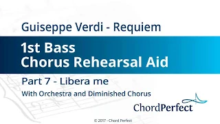 Verdi's Requiem Part 7 - Libera Me - 1st Bass Chorus Rehearsal Aid