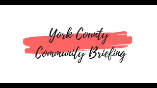 York County Community Sector Briefing November 25, 2020