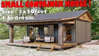 3x20ft Shipping Container Homes | Comfortable place for a couple in old age