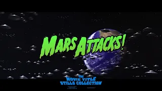 Mars Attacks! (1996) title sequence