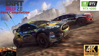 DIRT Rally 2.0 Tiple Screens Gameplay | 1 Hour Compilation of Epic Racing Moments!