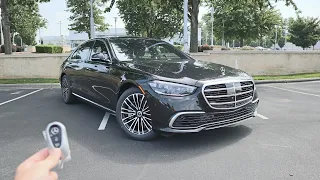 2021 Mercedes Benz S 580: Start Up, Test Drive, Walkaround, POV and Review