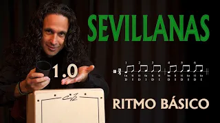 Cajon SEVILLANAS (1/2) sumando sonidos / Step by Step Flamenco Spanish Technique YouTube FLAMENCO