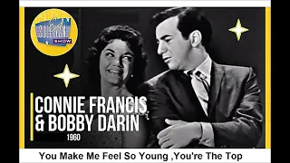 Bobby Darin & Connie Francis - You Make Me Feel So Young ,You're The Top  (on The Ed Sullivan Show)