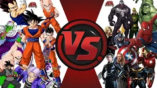 Team Dragon Ball Super vs Team Marvel! Cartoon Fight Night Episode 59!